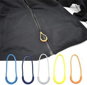 img 1 attached to 🎒 Versatile 25Pcs Zipper Pulls Cord Replacement - Ideal for Backpacks, Jackets, Traveling Cases, Luggage, Purses, Handbags, Kids - 5 Color Mix Included