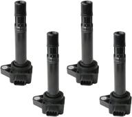 🔥 high-quality mostplus ignition coils - perfect fit for acura el, acura mdx, honda civic, honda pilot - pack of 4 logo