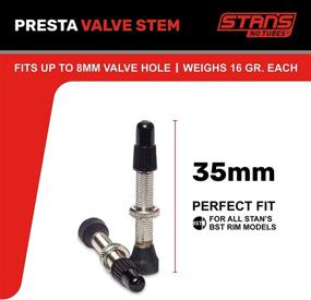 img 3 attached to 🚲 NoTubes Stan's Tubeless Road Valve Stem - Rectangular Stopper: The Ultimate Solution for Effortless and Reliable Tubeless Performance