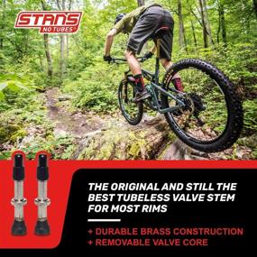 img 2 attached to 🚲 NoTubes Stan's Tubeless Road Valve Stem - Rectangular Stopper: The Ultimate Solution for Effortless and Reliable Tubeless Performance