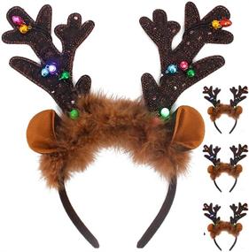 img 4 attached to Christmas Reindeer Headbands Changing Supplies