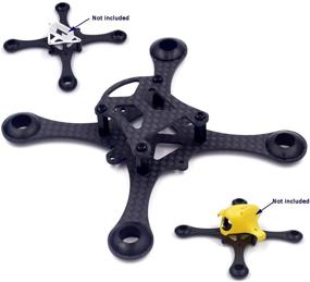 img 3 attached to 🚁 Usmile Super Lightweight 100mm Carbon Fiber Quadcopter Frame: Ideal for Mini Micro FPV Racing with 820 8.520mm Motor Support