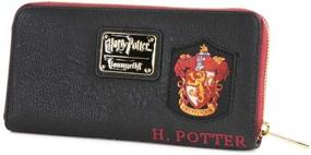 img 2 attached to 👝 Кошелек Loungefly Harry Potter в стиле униформы для косплея - Многоцветный, 8x4x1 дюйма