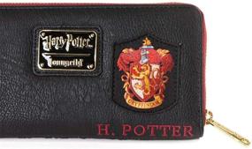 img 1 attached to 👝 Кошелек Loungefly Harry Potter в стиле униформы для косплея - Многоцветный, 8x4x1 дюйма