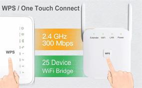 img 3 attached to 🔁 Enhance Indoor/Outdoor Internet Connection with WiFi Extender Ethernet Port - Boost Signal Range, Speed and Coverage with Wireless Repeater & Amplifier