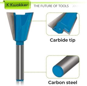 img 1 attached to 🔪 Эффективный и точный автоматический резак для соединений типа "черепица": профессиональное изделие Kwokker с диаметром сверлильной головки.