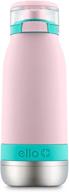 🧒 ello emma: ultra-hygienic vacuum insulated stainless steel kids water bottle with anti-microbial straw logo