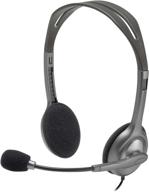 🎧 logitech h110 stereo headset - standard packaging, silver logo