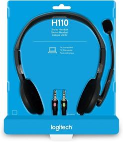 img 3 attached to 🎧 Logitech H110 Stereo Headset - Standard Packaging, Silver