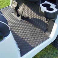 🏌️ xtreme mats club car golf cart mat: full coverage floor liner for precedent, onward, tempo, villager & v4l models (2004-2022) logo