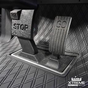 img 1 attached to 🏌️ Xtreme Mats Club Car Golf Cart Mat: Full Coverage Floor Liner for Precedent, Onward, Tempo, Villager & V4L Models (2004-2022)