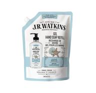 🌊 j.r. watkins ocean breeze hand soap refill pouch - 34oz / 1 liter logo