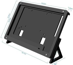 img 3 attached to 📱 Длинноходовой чехол-держатель Longruner для сенсорного экрана Raspberry Pi 7 дюймов: идеально подходит для Raspberry Pi 3 2 Model B, RPi 1 B+ A, BB Black PC и других систем - LSC7B-1