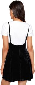 img 3 attached to 👗 SheIn Women's Suspender Overall Dress - Clothing for Women, Jumpsuits, and Rompers & Overalls