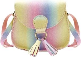 img 4 attached to Little Leather Crossbody Shoulder Toddler Women's Handbags & Wallets and Crossbody Bags