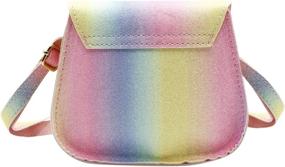 img 2 attached to Little Leather Crossbody Shoulder Toddler Women's Handbags & Wallets and Crossbody Bags