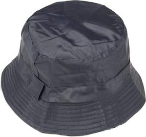 img 3 attached to 🌂 Toutacoo Rain Hat - Nylon Look Bucket Rain Bob