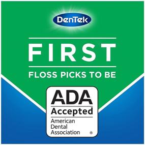 img 1 attached to 🦷 Dentek Fresh Clean Floss Picks: Ideal for Extra Tight Teeth - 75 Count, 3 Pack