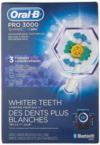 img 1 attached to 🦷 Зубная щетка Oral-B Pro 3000 без Bluetooth: перезаряжаемая и эффективная