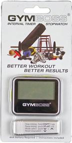 img 1 attached to Gymboss Interval Timer and Stopwatch - Sleek Silver and Vibrant Yellow Metallic Gloss