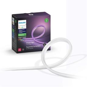 img 4 attached to Philips Hue Smart Outdoor Lightstrip - 2m/7ft, Voice Compatible with Alexa, Homekit, Google Home