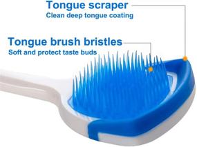 img 3 attached to Tongue Scraper Cleaner Brushes Scrapers
