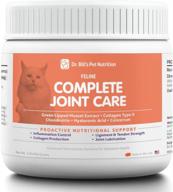 🐱 feline complete joint care by dr. bill: advanced hip & joint supplement for cats with green lipped mussel extract, collagen type ii, chondroitin, hyaluronic acid, and colostrum logo