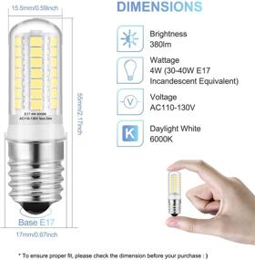 img 2 attached to 💡 Ultra-Bright Microwave Daylight Incandescent Equivalent: Non-Dimmable Lighting Solution