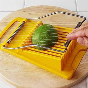 img 3 attached to 🍽️ Premium Japan-Made Stainless Steel Luncheon Meat, Spam, Cheese, Avocado, Egg Slicer - BPA Free, Convenient Kitchen Tool by Happy Sales