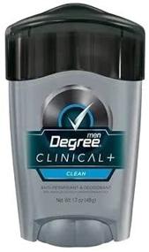 img 1 attached to 🌡️ DEGREE Men Clean Clinical Antiperspirant Deodorant 1.7 oz (Pack of 3): Unbeatable Sweat Protection with Long-Lasting Freshness