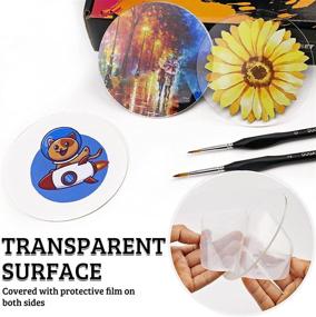 img 1 attached to 🖼️ DUGATO Transparent Acrylic Plastic Picture Frame