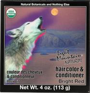 🔴 light mountain, bright red hair color, 4 ounce logo