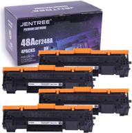 jentree high-yield compatible toner cartridge replacement for hp 48a cf248a - for hp m15w m15a mfp m28w mfp m28a printer (black, 4 packs) logo