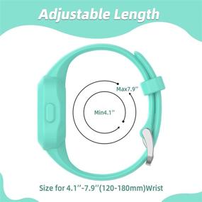 img 3 attached to 👉 8Pack Silicone Bands Replacement Compatible with Garmin vivofit jr3, Sunnyson Breathable Bands Compatible with Garmin vivofit jr3.