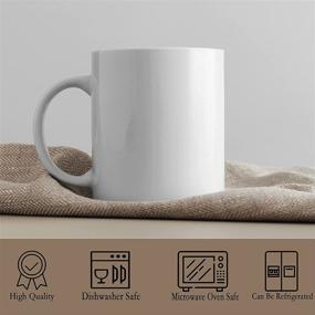 img 1 attached to ☕ Sublimation Blank Tazas Sublimacion: Versatile White Ceramic Coffee Mugs