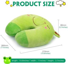img 3 attached to HOMEWINS Travel Pillow Kids Toddlers Bedding