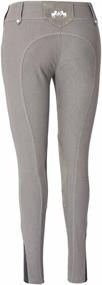 img 1 attached to 👖 Blakely Knee Patch Breeches for Women by Equine Couture with Contrast Saddle Stitching