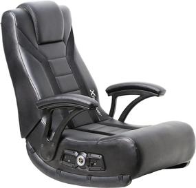 img 3 attached to 🎮 X Rocker 5111601 Jynx Floor Rocker 2.1 BT - Premium Black Gaming Chair! Dimensions 37.01" x 22.83" x 34.65