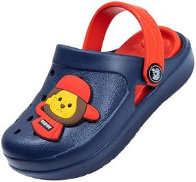 img 4 attached to 👶 Loulân Lightweight Toddler Slippers for Boys 10-10.5 | SEO-Friendly Boys' Shoes