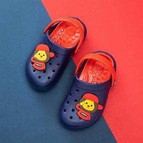 img 1 attached to 👶 Loulân Lightweight Toddler Slippers for Boys 10-10.5 | SEO-Friendly Boys' Shoes