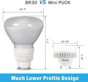 img 2 attached to 💡 Silverlite 10W LED Puck GU24 Squat Light Bulb: Efficient and Versatile Lighting Solution