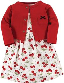 img 4 attached to Hudson Baby Cardigan Buffalo Print Toddler Girls' Dress Clothing