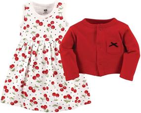 img 3 attached to Hudson Baby Cardigan Buffalo Print Toddler Girls' Dress Clothing