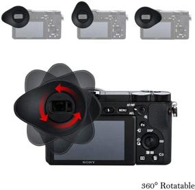 img 1 attached to JJC Silicone Eyepiece Viewfinder Protector Camera & Photo