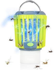 img 4 attached to 🏕️ ERAVSOW Camping Bug Zapper: 3-in-1 Rechargeable Mosquito Killer, LED Lantern, and Flashlight - Portable Compact Camping Gear for Outdoors