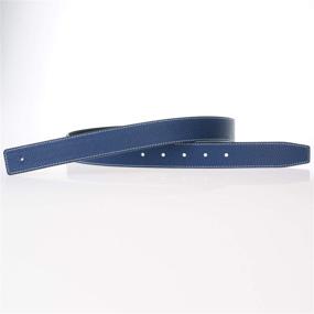 img 2 attached to Replacement Leather Strap Reversible Genuine Men's Accessories and Belts