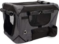 premium zeus deluxe soft crate with storage case: ideal for travel & training - a must-have for pet owners логотип