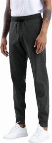 img 3 attached to 🏋️ THE GYM PEOPLE Men's Fleece Joggers: Athletic Loose-fit Sweatpants with Deep Pockets for Workout, Running, Training