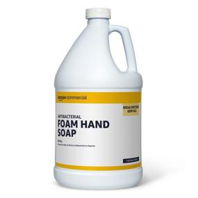 img 4 attached to AmazonCommercial Antibacterial Foam Hand Soap Refill - 1-Gallon, 2-Pack: Effective Germ Fighting Formula