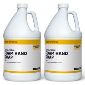 img 2 attached to AmazonCommercial Antibacterial Foam Hand Soap Refill - 1-Gallon, 2-Pack: Effective Germ Fighting Formula